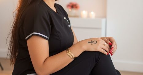 A terapia do toque lento desacelerando o sistema nervoso com massagem tântrica